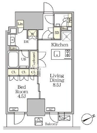 ザ・パークハビオ大森山王の物件間取画像